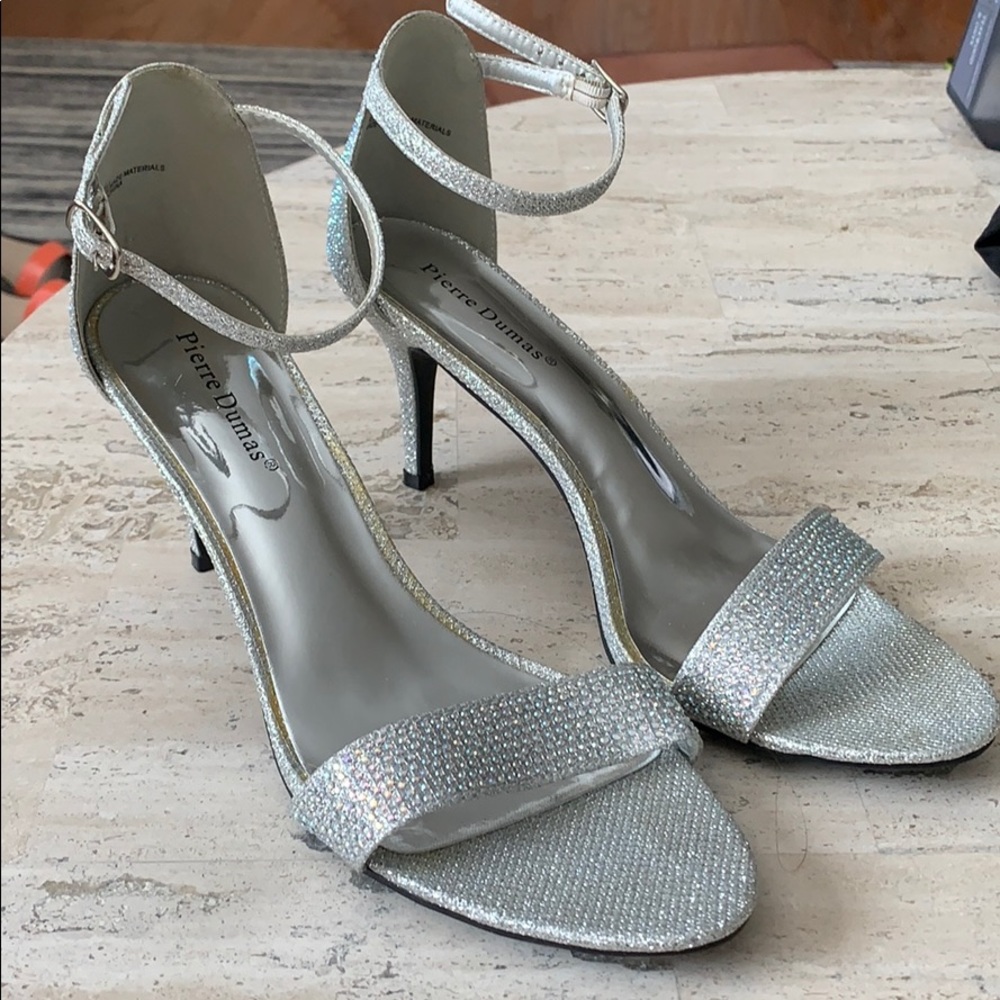 Silver Gem Heel